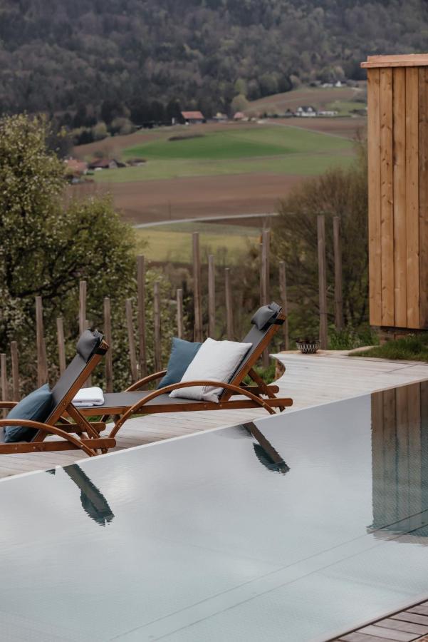 Am Wildbachberg - Luxus Ferienhaeuser Mit Infinitypool, Privatsauna Und Weinkeller Deutschlandsberg Esterno foto