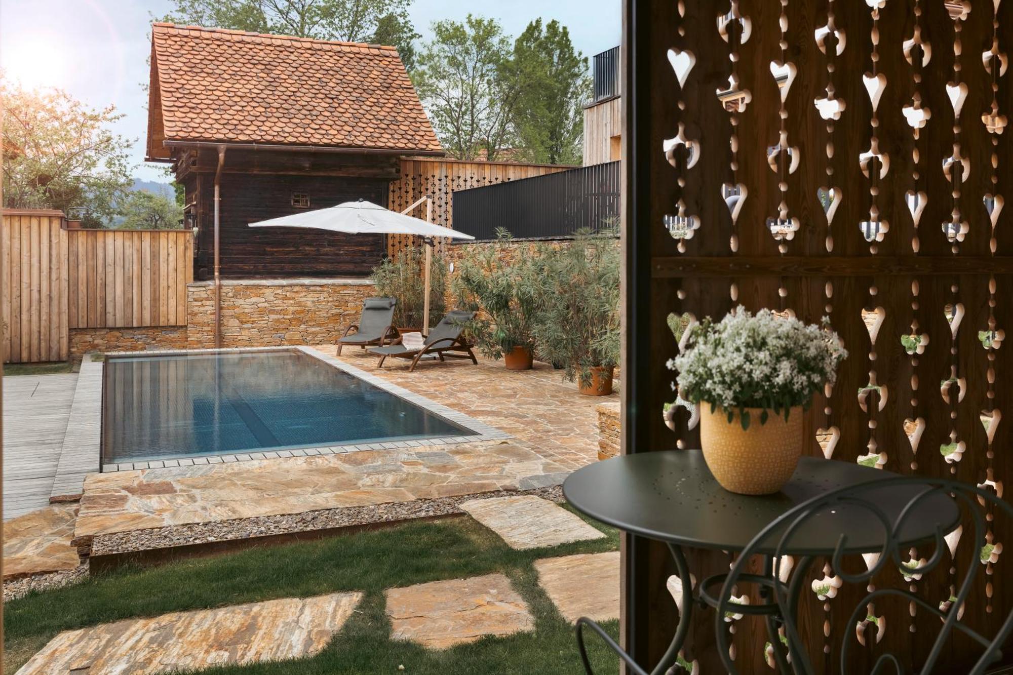 Am Wildbachberg - Luxus Ferienhaeuser Mit Infinitypool, Privatsauna Und Weinkeller Deutschlandsberg Esterno foto