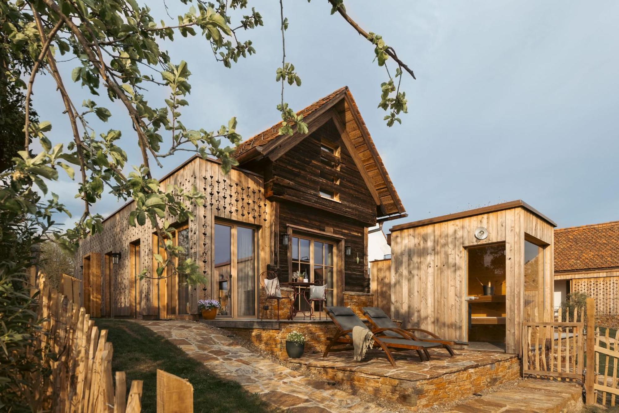 Am Wildbachberg - Luxus Ferienhaeuser Mit Infinitypool, Privatsauna Und Weinkeller Deutschlandsberg Esterno foto